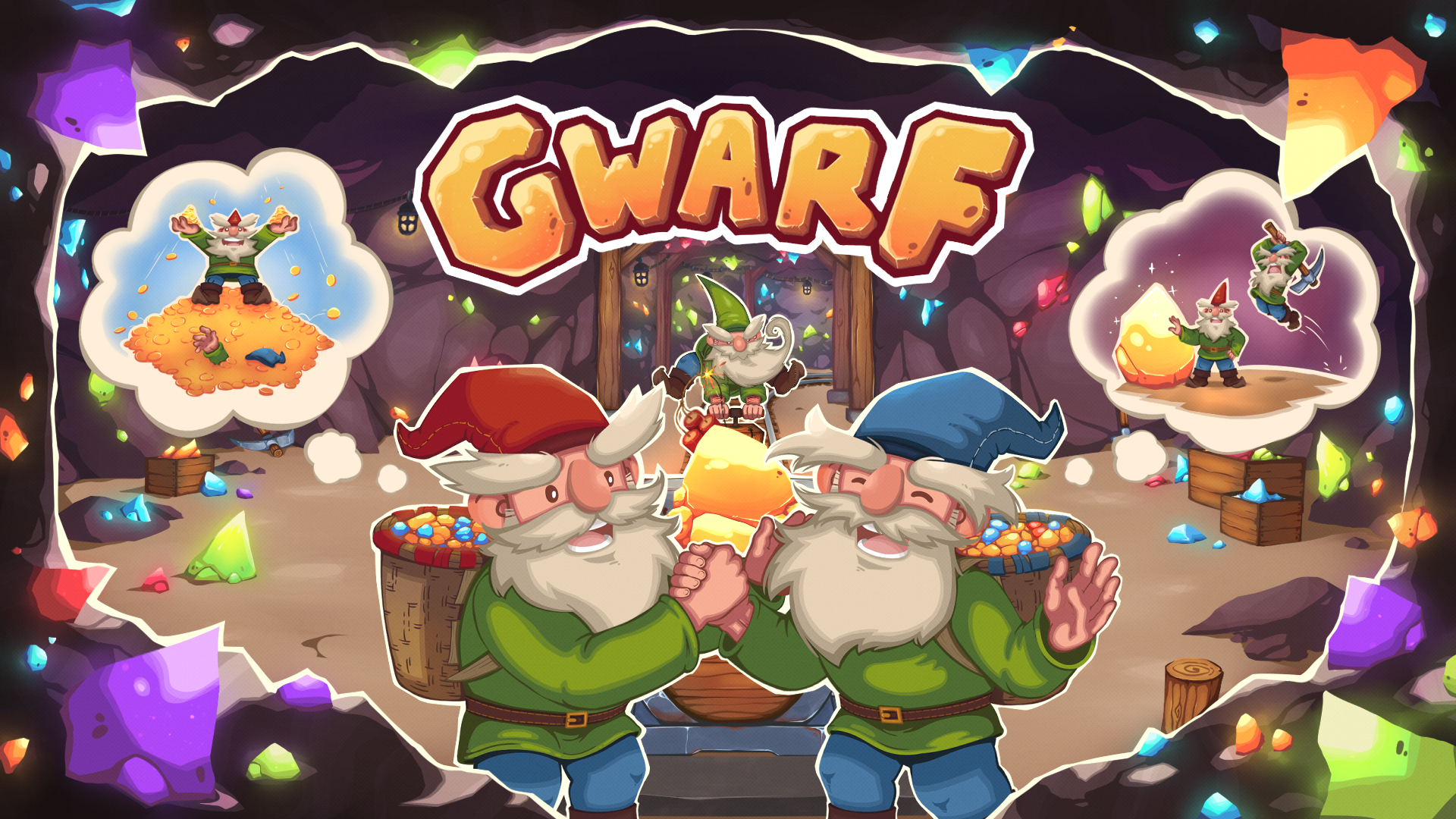 bannière jeu vidéo pc gwarf sortie steam